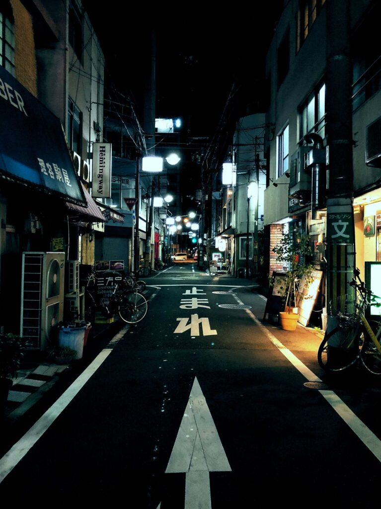 Photo IG: @vdkrdbl. Ambiance Osaka by night.